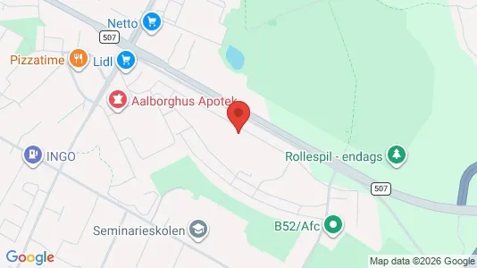 Apartments for rent i Aalborg SØ - kort over placeringen