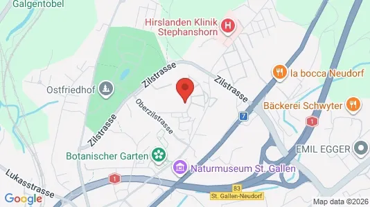 Apartments for rent in Sankt Gallen - Photo from Google Street View