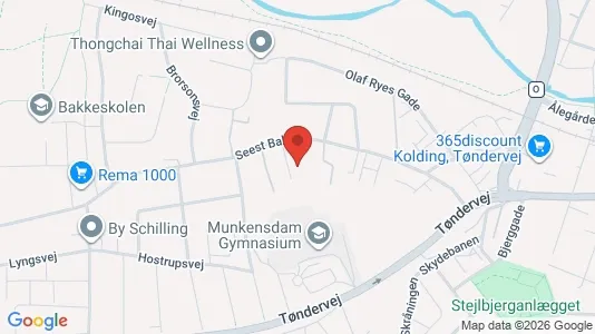 Apartments for rent i Kolding - kort over placeringen