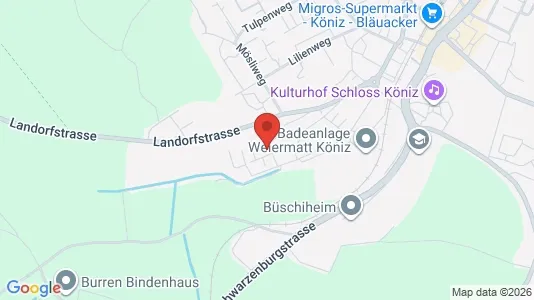 Apartments for rent i Bern-Mittelland - kort over placeringen