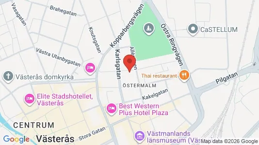 Apartments for rent i Västerås - kort over placeringen