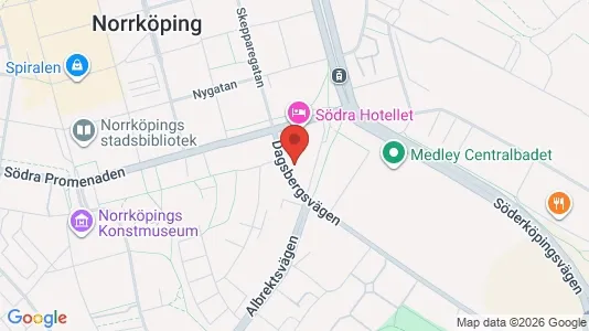 Apartments for rent i Norrköping - kort over placeringen