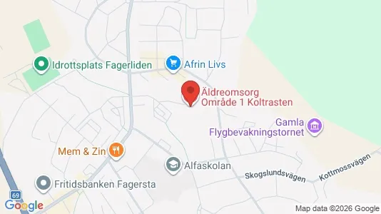 Apartments for rent i Fagersta - kort over placeringen