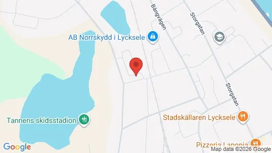 Apartments for rent i Lycksele - kort over placeringen