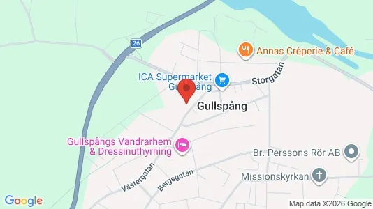 Apartments for rent i Gullspång - kort over placeringen