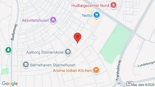 Apartments for rent i Aalborg Øst - kort over placeringen