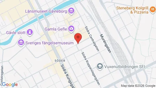 Apartments for rent i Gävle - kort over placeringen