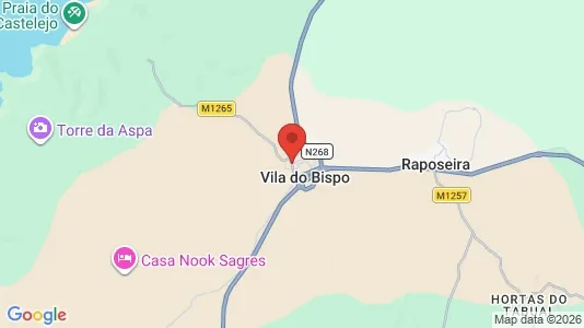 Apartments for rent i Vila do Bispo - kort over placeringen