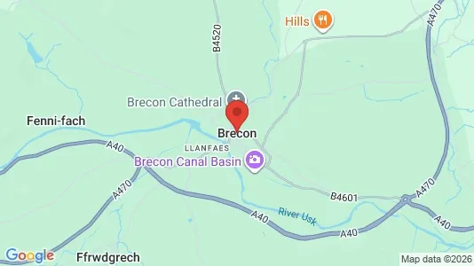 Apartments for rent in Brecon - Powys - Photo from Google Street View