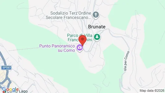 Apartments for rent i Brunate - kort over placeringen