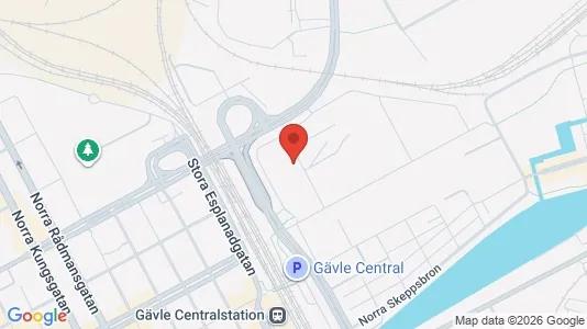 Apartments for rent i Gävle - kort over placeringen
