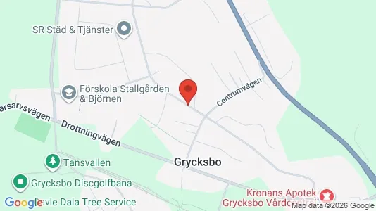 Rooms for rent i Falun - kort over placeringen
