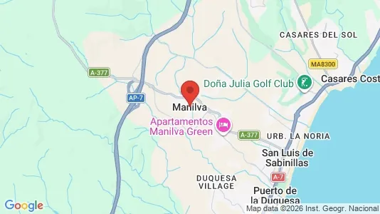Houses for rent i Manilva - kort over placeringen