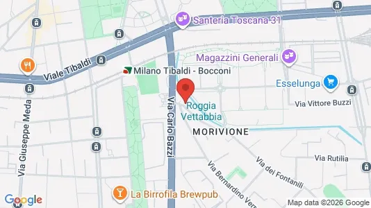 Rooms for rent i Milano Zona 5 - Vigentino, Chiaravalle, Gratosoglio - kort over placeringen
