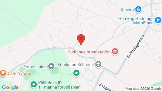 Apartments for rent i Huddinge - kort over placeringen