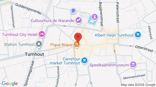 Apartments for rent i Turnhout - kort over placeringen