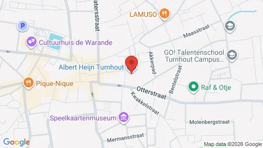 Apartments for rent i Turnhout - kort over placeringen