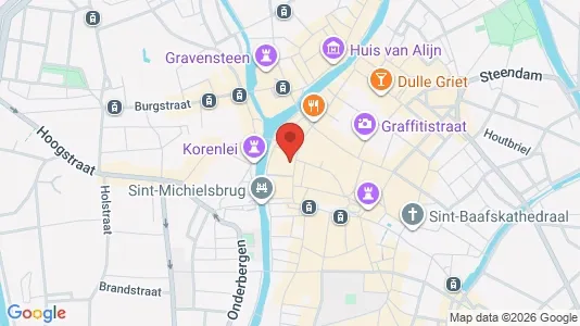 Apartments for rent i Stad Gent - kort over placeringen