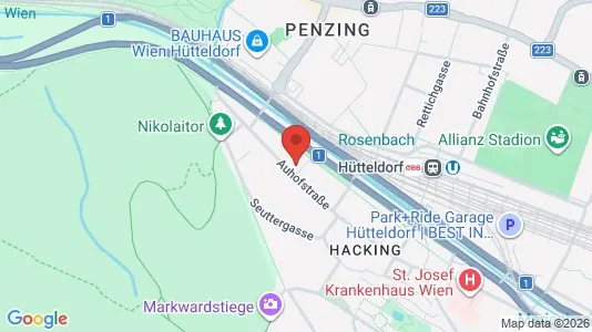 Apartments for rent i Vienna Hietzing - kort over placeringen