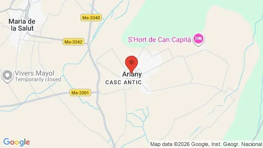 Houses for rent i Ariany - kort over placeringen