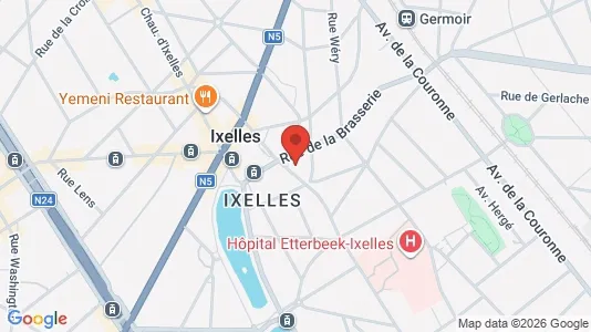 Apartments for rent in Brussels Elsene - Photo from Google Street View