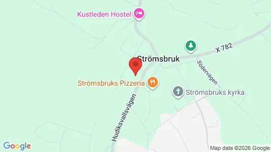 Apartments for rent i Nordanstig - kort over placeringen