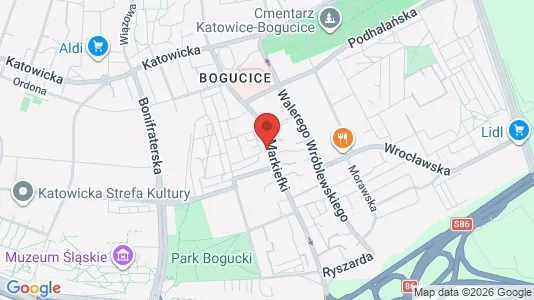 Apartments for rent in Katowice - Photo from Google Street View