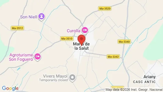 Houses for rent i Maria de la Salut - kort over placeringen
