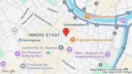 Apartments for rent i Vienna Innere Stadt - kort over placeringen