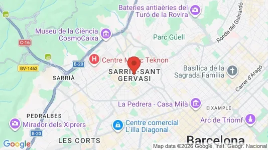Houses for rent in Barcelona Sarrià-St. Gervasi - Photo from Google Street View