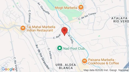 Apartments for rent i Marbella - kort over placeringen