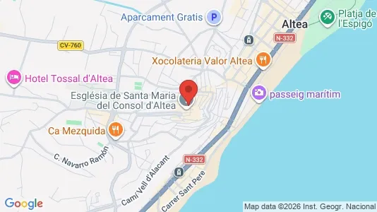Apartments for rent i Alicante/Alacant - kort over placeringen
