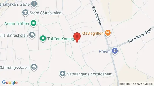 Apartments for rent i Gävle - kort over placeringen