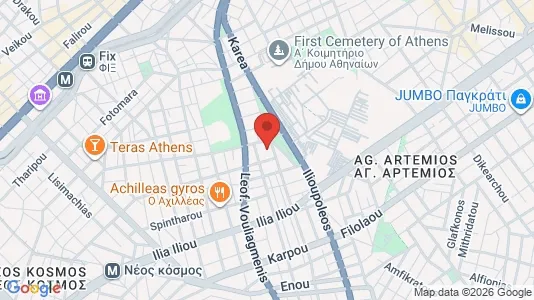 Apartments for rent in Athens Neos Kosmos - Photo from Google Street View