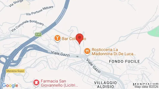 Apartments for rent i Messina - kort over placeringen