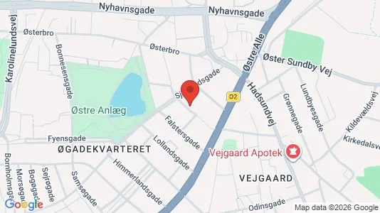 Apartments for rent i Aalborg Center - kort over placeringen