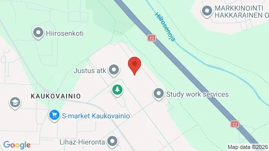 Apartments for rent i Oulu - kort over placeringen