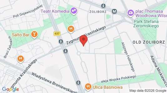 Apartments for rent in Warszawa Żoliborz - Photo from Google Street View