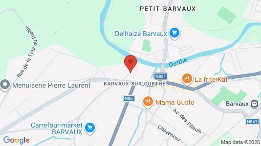 Apartments for rent i Durbuy - kort over placeringen