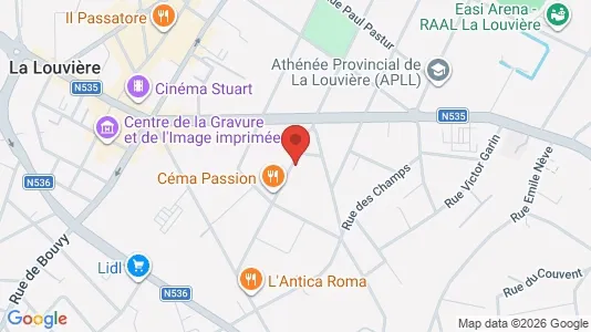 Apartments for rent in La Louvière - Photo from Google Street View