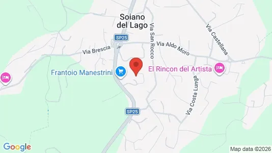 Apartments for rent i Calvagese della Riviera - kort over placeringen