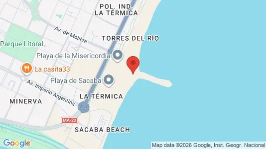 Apartments for rent i Málaga - kort over placeringen