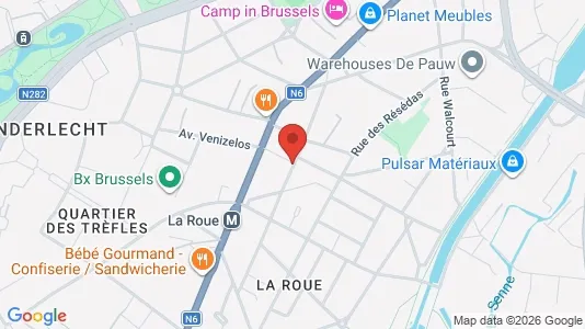 Apartments for rent in Brussels Anderlecht - Photo from Google Street View