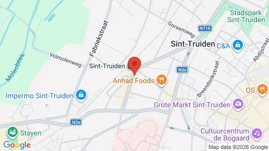 Apartments for rent i Sint-Truiden - kort over placeringen