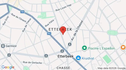 Apartments for rent in Brussels Etterbeek - Photo from Google Street View