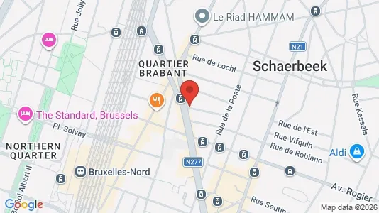Apartments for rent in Brussels Schaarbeek - Photo from Google Street View