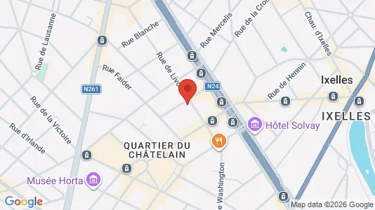 Apartments for rent in Brussels Elsene - Photo from Google Street View