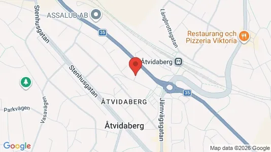 Apartments for rent i Åtvidaberg - kort over placeringen
