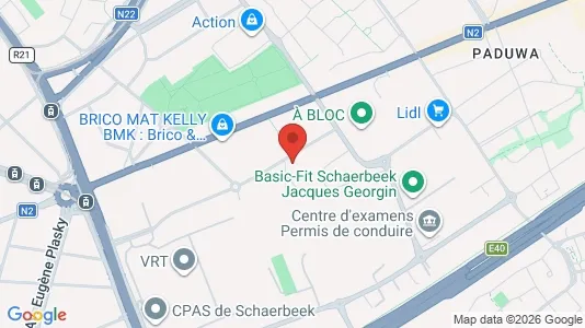 Apartments for rent in Brussels Schaarbeek - Photo from Google Street View