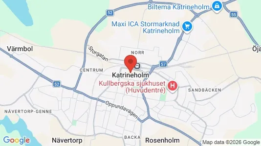 Houses for rent i Katrineholm - kort over placeringen